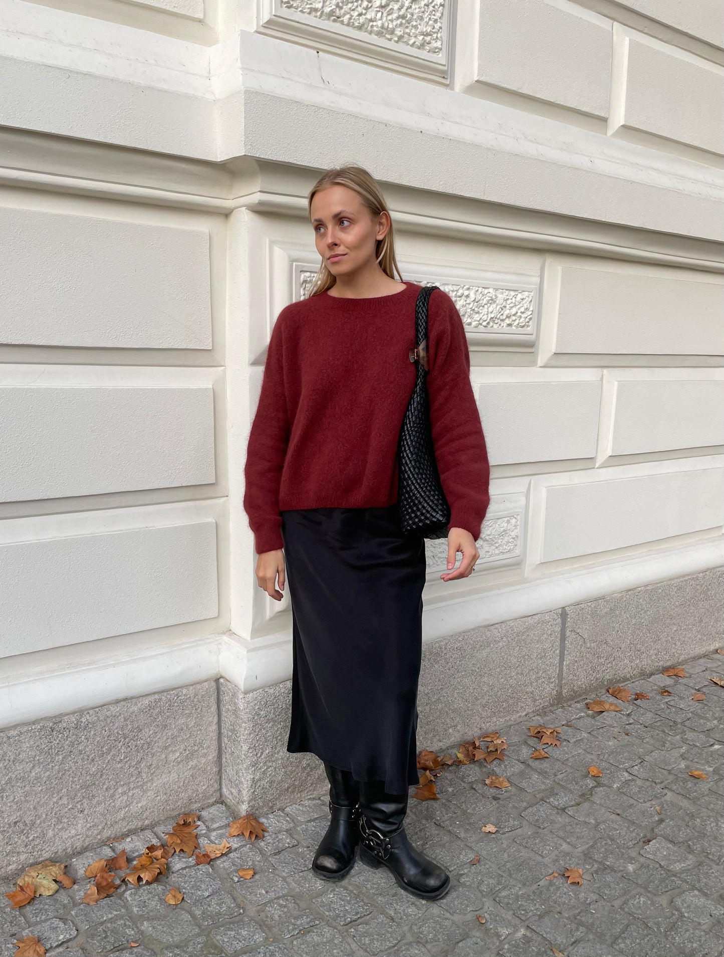 Sweter Wine Crush || Wełna