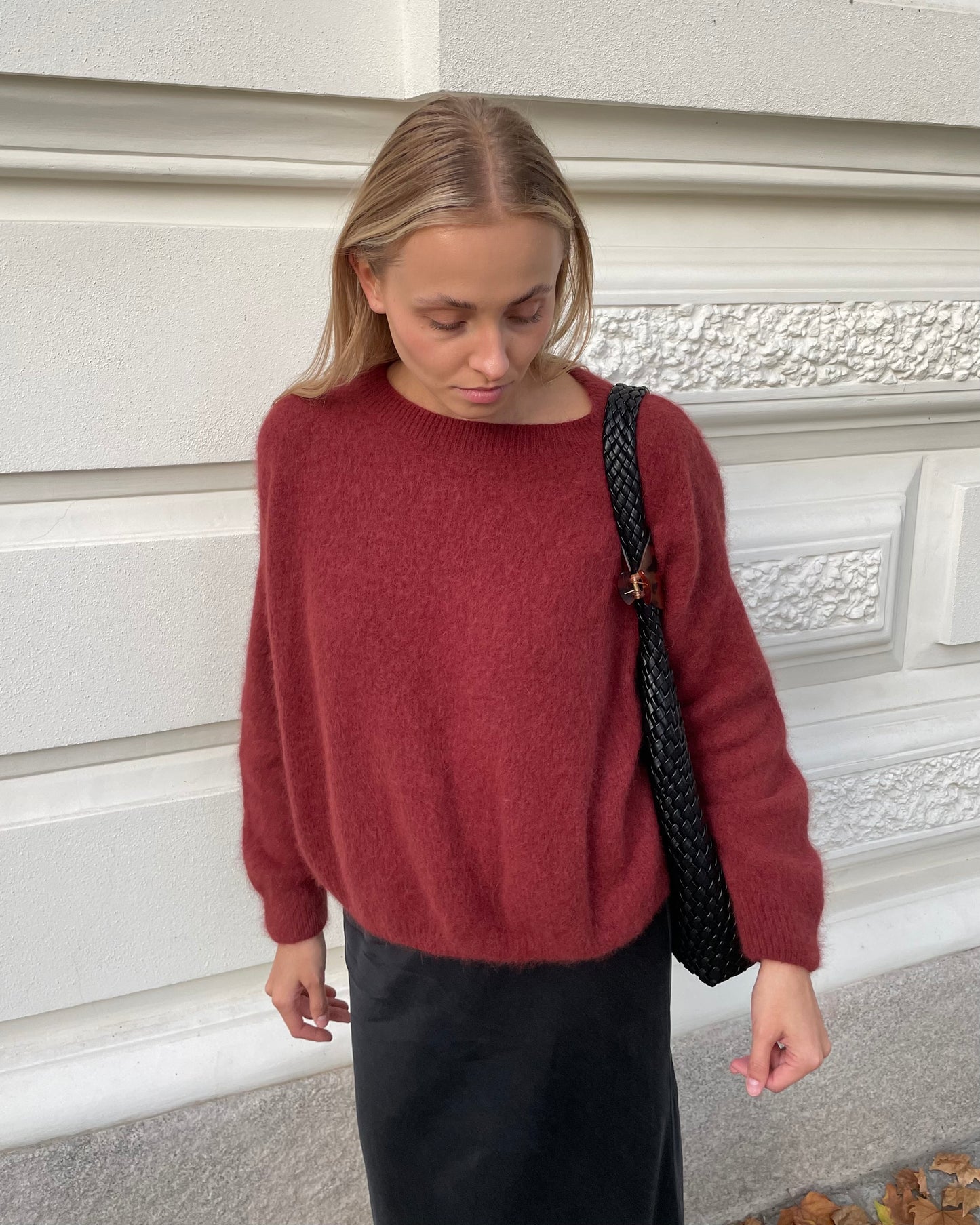 Sweter Wine Crush || Wełna